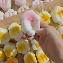 慢回弹毛绒玩具北海道冰淇淋蛋糕挤压减压面包，爆款软萌捏捏乐，生日礼物，节日礼物，情人节礼物，完美礼物 - 彩色 - 查看 6