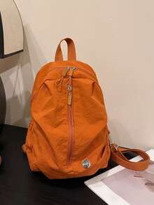 Mochila ligera y resistente al agua de nailon, mochila grande de viaje y senderismo para uso unisex, bolso bandolera multifunción de gran capacidad - Multicolor - Ver 18