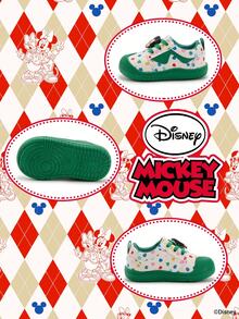 Disney 官方合作款亲子款婴儿运动鞋一双，适合日常、假日运动和户外活动穿着。舒适防滑、耐穿透气的鞋底，男女宝宝均适用。 - 綠色 - 查看 4