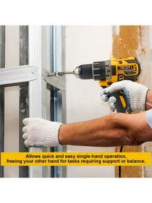 Two Spring-Loaded Screwdriver Bit Holders, Spring-Loaded Screwdriver Bit Retainers, One-Handed Operation With Ergonomic Locking System. - Fixing Screw Clip - View 3