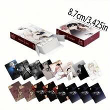 1pc 55 Sheets Unique High-End Delicate Anime Style Design Sticker Set, Must-Have Collection For Anime Fans - Multicolor - View 7