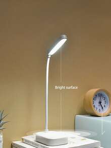 1pc LED Desk Lamp, Battery (USB) Dual Power Supply, Home Office Small Reading Light, Adjustable Brightness, Suitable For Home And Office - Night Light - View 4