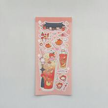 Cute Raccoon Stickers, Cartoon Animal Stickers, Kawaii Sticker Material For DIY Scrapbooking - Rectangle - View 14