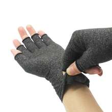 Unisex Rheumatoid Arthritis Compression Gloves, Half Finger Pressure Gloves, New Outdoor Cycling Gloves - A - View 8