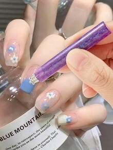 5-In-1 Nail Art Dotting Pen Tool Set, Nail Painting Brushes, Multi-Head Dotting Pens, Suitable For Polka Dots, Petal Patterns DIY Nail Art Tools - Multicolor - View 4