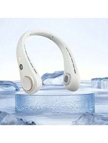 BREEZORA 可充电便携式颈挂风扇，数字显示静音迷你风扇，5档风速可调，舒适适用于办公室、宿舍、露营、海滩、运动、跑步等场合，男女皆宜，是度假、送礼、夏季降温、假日必备佳品。 - 掛脖式 - 查看 12