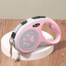 Correa retráctil reflectante duradera para perros de 5M/3M, de alta resistencia con agarre antideslizante, sistema de freno y bloqueo fuerte, gancho giratorio de 360° sin enredos, correa de entrenamiento y paseo para perros pequeños y medianos de hasta 15kg - Multicolor - Ver 13