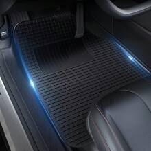 Universal Car Floor Mat Set Of 4 - Waterproof, Anti - Slip & Easy To Clean After Receiving It, Place It In A Ventilated Area For 1 - 2 Days, And The Odor Will Dissipate.Christmas Gift - Multicolor - View 6