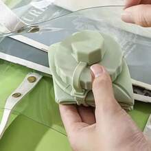 Collapsible Silicone Travel Water Bottle 20oz (600ml), Reuseable Leakproof BPAs Free Foldable Sports Bottle, With Carrying Strap - 淺粉色 - 查看 4