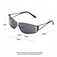 新款Y2K镂空时尚眼镜，复古个性眼镜，优雅沙滩配饰，适合夏季海滩度假、户外旅行，开学季必备单品 - 彩色 - 查看 10