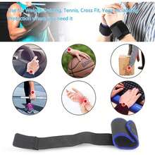 Wrist Brace, Compression Wrist Strap Support Wrist For Men & Women, Youth & Elderly, Boys& Girls, One Size Adjustable, Sports Wristband 1 PCS (Pink) - Black - View 2