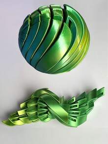 逼真感官减压球，感官球，自闭症感官玩具，模型，可打印树脂收藏品（适合青少年和成人） - 逼真的感官玩具，耐用塑料材质，适合睡前、旅行和办公时缓解压力，也可作为桌面装饰品，是派对礼物或节日礼物！节日礼物部分颜色随机（手工制作，可能存在不影响正常使用的轻微瑕疵） - 彩色 - 查看 13