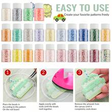 1100pcs 2.6mm Mini Fuse Beads Pixel Puzzle Iron Beads Melt Beads DIY High Quality Handmade Gift - 2.6mm Perler Beads - View 4