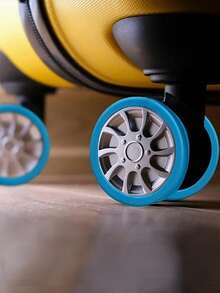 4pcs/8pcs/16pcs Luggage Wheel Protective Cover, Office Chair Wheel Silent Protective Cover, Luggage Wheel Silicone Protective Cover, Chair Shock Absorbing Silent Protective Cover, Noise Reduction Silent Wheel Protective Cover, Suitable For Most Luggage, Essential For Travel And Office - Multicolor - View 19