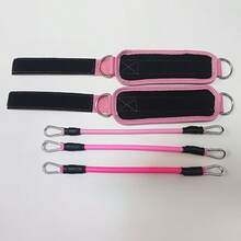 Resistance Band, Yoga Tension Band, Hip And Leg Strength Training, Zero Muscle, Leg Muscle Training, Carrying Bag, Suitable For Resistance Training, Body Relaxation, And Home Exercises - Multicolor - View 6