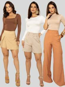 Simple None Beach - 7. Brown, White, Nude - View 9