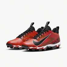 Nike Alpha Menace 4 Shark FQ4536-600 Men's Picante Red Football Cleats NIN899 - 紅色 - 查看 1