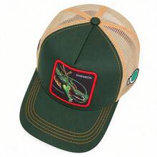 1顶动漫卡通棒球帽，男女通用户外遮阳帽，美式卡车帽，时尚后扣帽 - 彩色 - 查看 3