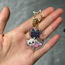 亚克力双面卡通钥匙扣吊坠 - 彩色 - 查看 21