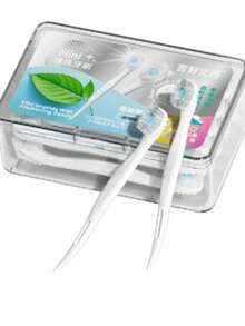 20pcs Disposable Toothbrush Set With ABS Travel Case, Portable Toothbrush, Multi-Functional Adult Travel Use, Fresh Breath, Multi-Functional Oral Care Brush Box (Hard Bristles Effectively Clean Food Residues In Teeth), Back To School Season - Multicolor - View 4