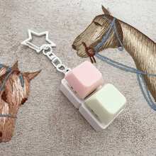 1/2pcs Keyboard Stress Relief Toy, Keyboard Decompression Toy, Multi-Key Keyboard Stress Relief Toy, Keyboard Keychain Toy, Finger Keyboard Cap Toy, For Relieving Stress And Passing Time - Multicolor - View 6