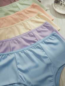 Kit 5 Rebeca Panties Adult Tightening Culottes Reduces Measurements Premium High Waist Women's Lingerie - 彩色 - 查看 13