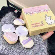 HERORANGE 5pcs Mini Makeup Sponge Set, Precise Concealing, Highlighting, Dry & Wet Use, Makeup Artist Tool, Portable Retouch, Holiday Gift - Multicolor - View 1