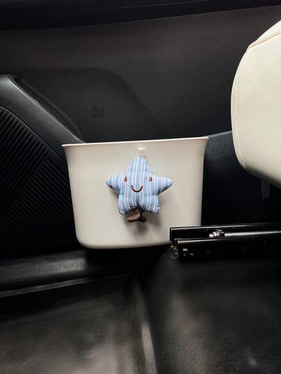 Cute Star-Shaped Car Trash Can, Creative Car Door Storage Bin, Waterproof
