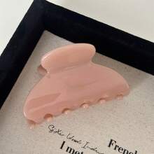 Korean Small Acetate Claw Clip, Sweet And Elegant Hair Clip, High-End Half-Up Hairstyle Small Claw Clip For Women, Shark Clip For The Back Of The Head - 藍卡色 - 查看 9