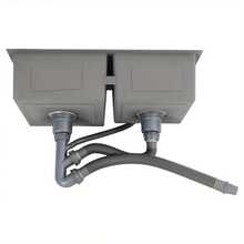kangten Double Bowl Stainless Steel Drop-In Kitchen Sink 30"X17" Undermount Kitchen Sink Basin Sink 2.5mm - Silver - View 8