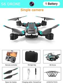 CASRRA S6 Multi-Rotor Quadcopter Drone With HD Camera, Remote View Switch, Optical Flow Hovering, Smart Obstacle Avoidance, One-Key Take Off/Landing/Flip, Gravity Sensing, Modular 3.7V/1800mAh Battery, Great Birthday/Holiday Gift - View 12