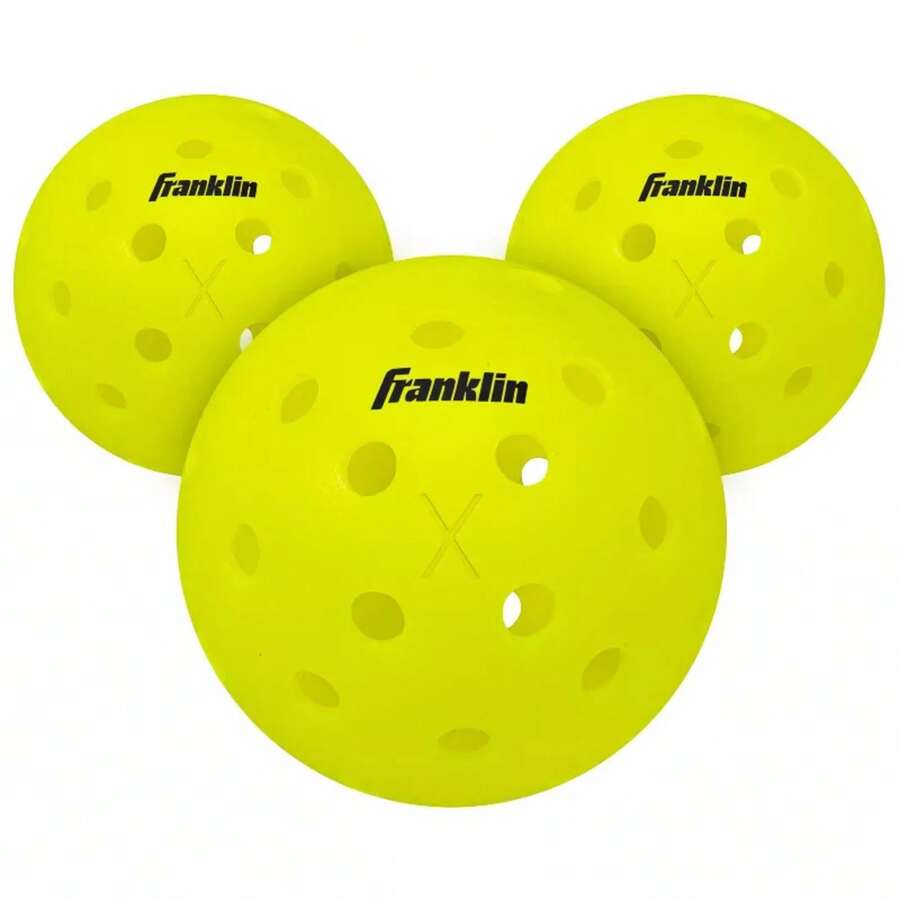 Sports X-40 Performance Outdoor Pickleballs 3-Pack - Optic Yellow| Official Size & Weight DN8P - 1 - Xem 1