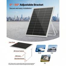 Solar Panel - 17 x 14.37 x 0.79 นิ้ว - ดู 6