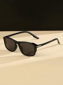 1 Pair Square Women's Fashion Glasses, Versatile Accessory For Outdoor, Business Occasions, Vacation Travel - Multicolor - View 3