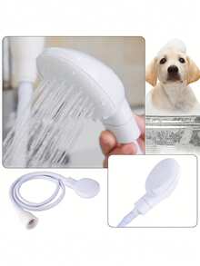 1 Set de Accesorio Multifuncional Portátil para Grifo, Incluye Cabezales de Ducha para Champú y Mascotas, con Adaptador de Grifo de Fácil Instalación, Adecuado para el Hogar y Viajes - Multicolor - Ver 6