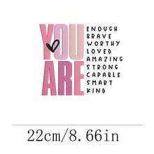 1/2/3pcs Interesting Quote DIY Heat Transfer Patches, Suitable For Children Clothing T-Shirts, Hoodies, Canvas Bags, Hats, Pillows - 3PCS-s - View 3