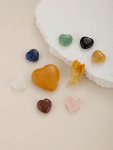 QYDCX 6/7/11pcs Healing Crystal Chakra Stone Set, Polished Chakra Stones, 7pcs Natural Amethyst, Rose Quartz, Green Phantom Quartz, Tiger Eye Stones For Spiritual Meditation - Multicolor - View 4