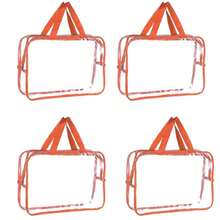 4pcs Large Toy Storage Bags, Transparent PVC Toy Organizer Boxes With Zipper, Reusable Travel Kids Storage Bags For Board Games, Building Blocks And Puzzles, Colorful - Multicolor - View 26
