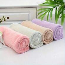 2pcs Women Hair Drying Cap & Towel Set, Soft & Comfortable, Quick Absorbent, Suitable For All Seasons Sleep Bonnet - A - View 4
