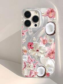 1 funda de teléfono eleganteNo incluye cordón ni soporte. Resistente a golpes. ResortStyleFashionTropicalIslandButterflyOrchidHibiscusCoralCoconut,SeashellFakePearlPatternPhoneCase,ThickTransparentProtectorCoverForSamsungA05,A05S,A13,A14,A15,A53,A54,A55,A56,S22,S23,S24,S25,11,12,13,14,15,16,17ProfessionalMax,InternationalVersion,NoTheHomeVersionSpringBirthday - Multicolor 2 - Ver 8