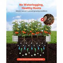 2 Pack Galvanized Raised Garden Beds, 6 X 3 X 1 Ft, Rectangular Metal Planter Boxes Kit Outdoor, Bottomless Elevated Planting Box With Gloves, Alu-Zinc, For Growing Flowers Vegetables, Silver - 6*3*1ft Silver 2-Piece Set - 查看 4