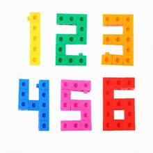 100块蒙特梭利连接立方体，可堆叠积木，适合儿童计数、数学运算，适用于幼儿园、学校、学生，文具、学习用品、教学工具、数学立方体、数学装饰品、益智玩具、积木、跳棋、数学立方体、积木、儿童学习玩具、搭建工具 - 杏色 - 查看 5