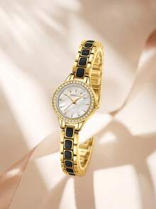 REBIRTH 1pc Women's Minimalist Luxury Versatile Quartz Movement Wristwatch, Suitable For Daily Wear - one-size - View 6
