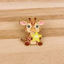 “别回头，你不会走那条路”珐琅胸针/翻领别针/徽章/背包别针/女士胸针/服装礼物/珠宝/时尚配饰 - 彩色 - 查看 5