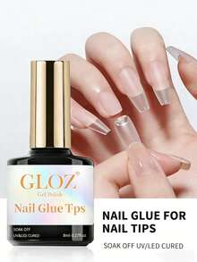 指甲胶水，适用于指甲贴纸、指甲片和假指甲，超强粘性，持久28天以上（需固化），超强指甲延长胶水 - 1PC - 查看 10