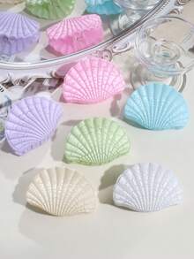 1件/5件装 女士时尚甜美度假风裂壳发爪，适合日常佩戴 - 彩色 - 查看 2