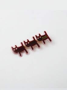 1个可爱卡通小狗发夹，侧刘海夹，鸭嘴夹发饰，发卡 - 彩色 - 查看 11