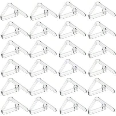24 Pieces Tablecloth Clips Plastic Table Cover Clips Transparent Tablecloth Hold Down Clips Table Cloth Holder Clips Home Meeting Wedding Party Indoor Outdoor Camping Picnic