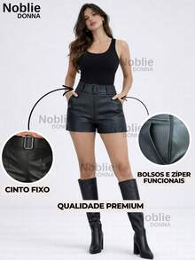 Women Shorts - Black - View 6