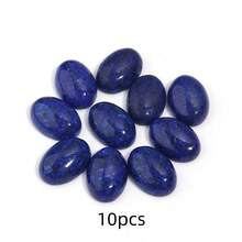 2-10pcs Natural Lapis Lazuli Flat Back Cabochon , Oval Stone - Lapis Lazuli - View 9